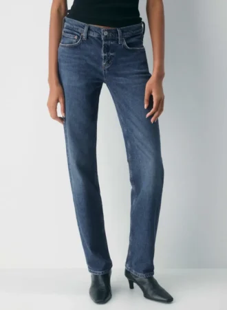 AGOLDE Vaqueros slim de talle bajo