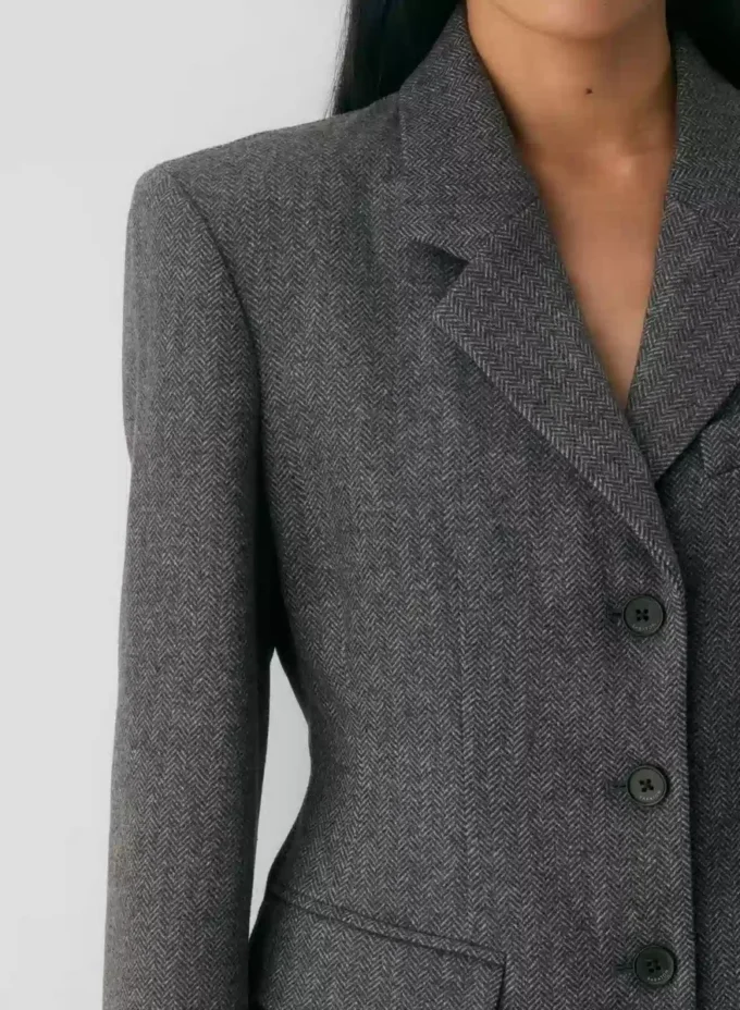 Blazer destacado – Lana de precisión Blazer destacado – Lana de precisión