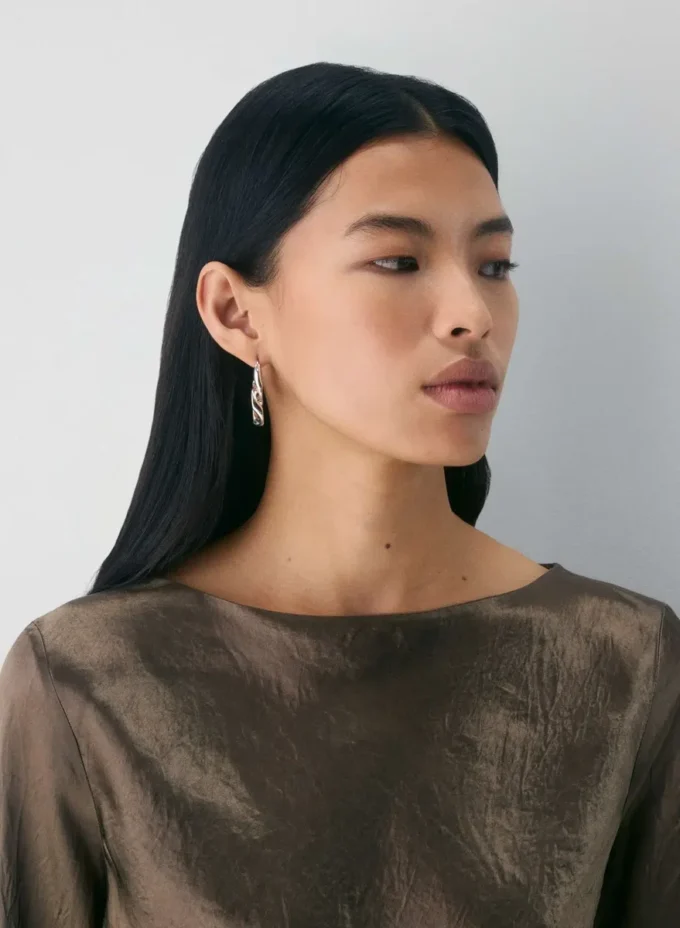 Blusa de satén Hastings Blusa de satén Hastings