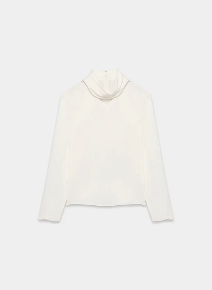 Blusa de satén Macintosh