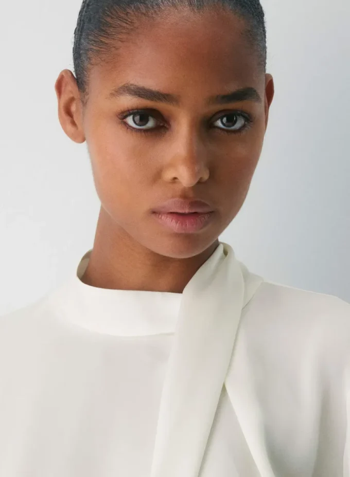 Blusa de satén Nolita
