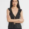 Blusa de satén Tonka