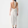 Blusa halter de satén Martini Blusa halter de satén Martini