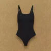 Body de cuello redondo con ribete HomeStretch™