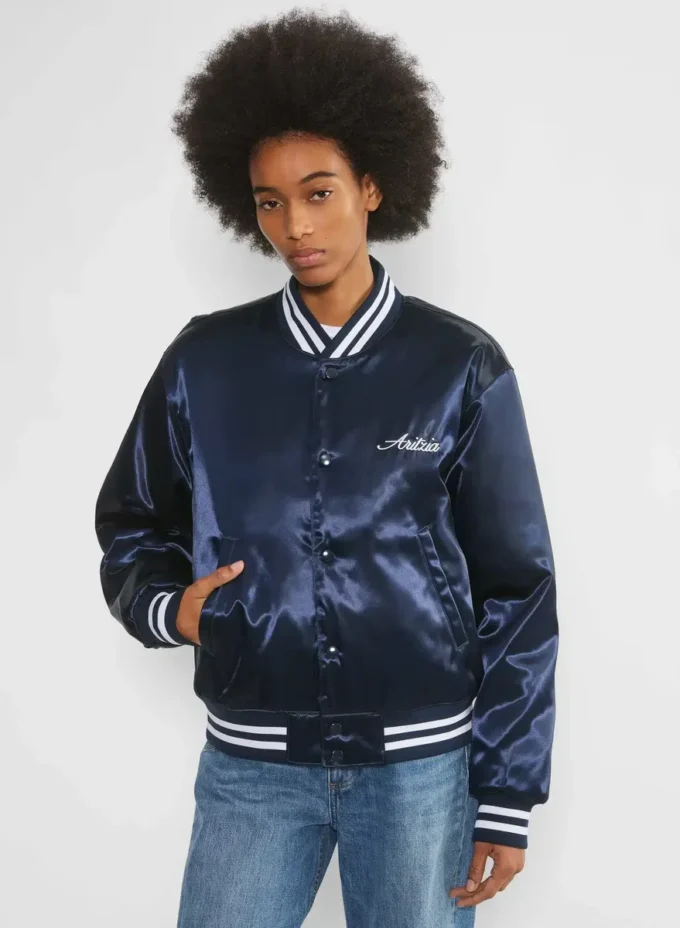 Bomber de satén Masa Bomber de satén Masa