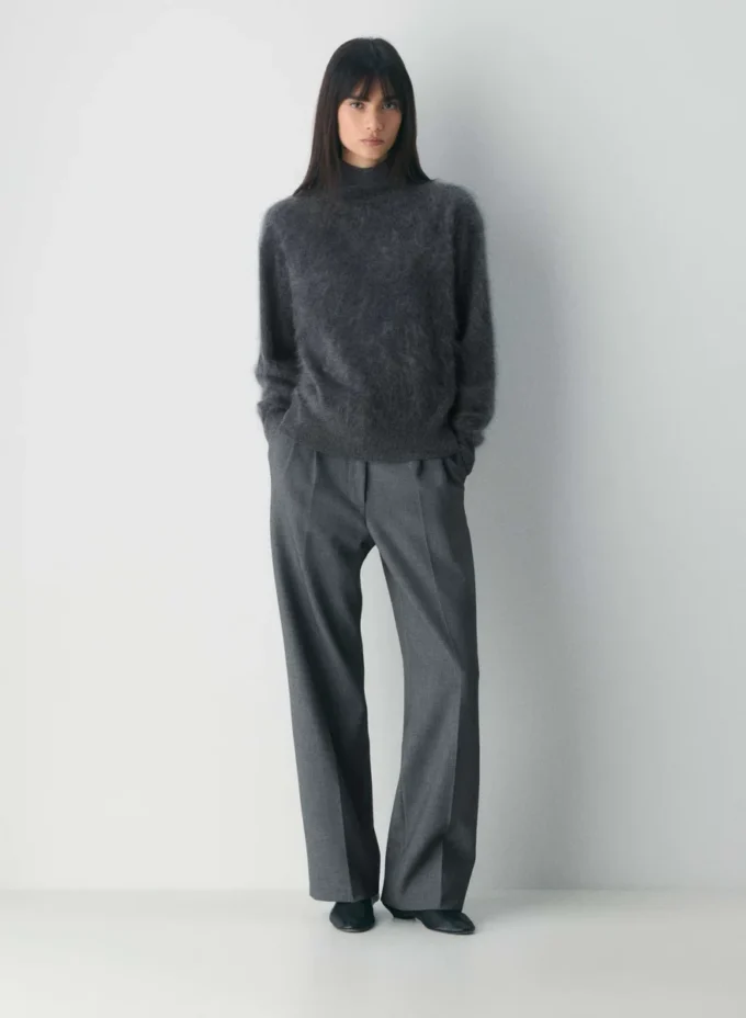 Brushed Cashmere Cuello alto holgado Brushed Cashmere Cuello alto holgado