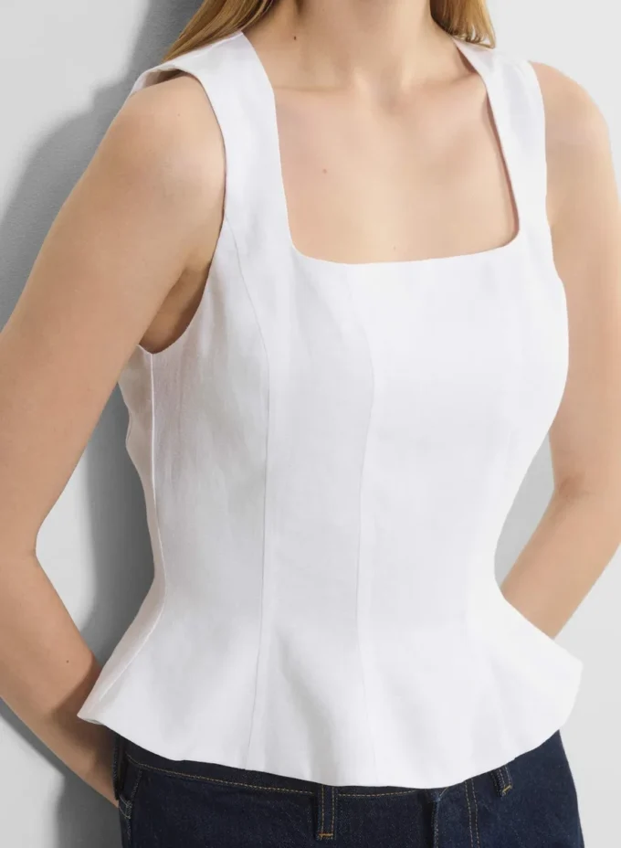Bustier de lino Rhodora Bustier de lino Rhodora