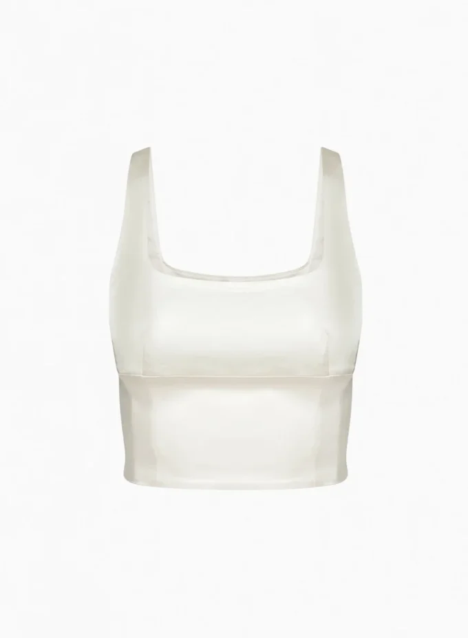 Bustier de satén brillante Bustier de satén brillante