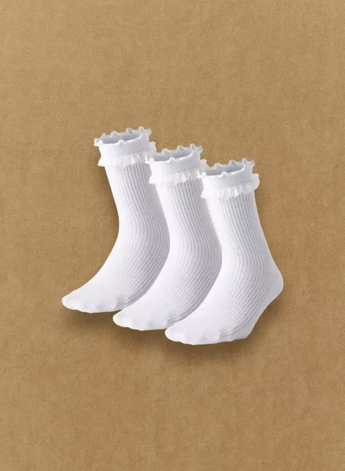 Calcetines Petal Crew, paquete de 3 Calcetines Petal Crew, paquete de 3