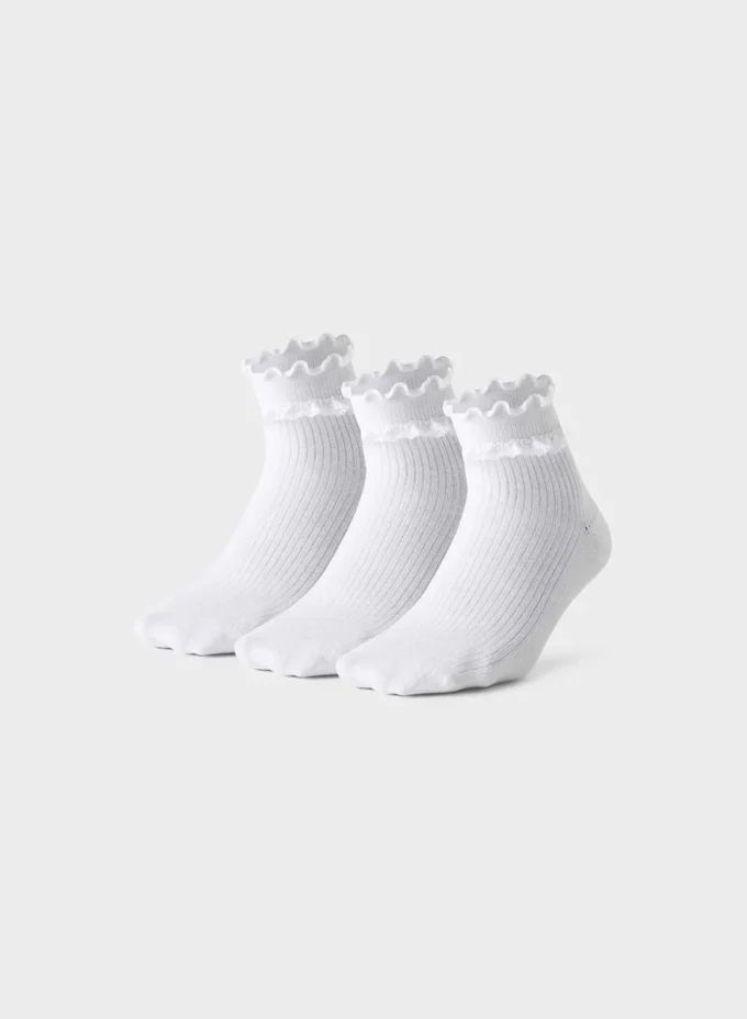 Calcetines tobilleros Petal, paquete de 3