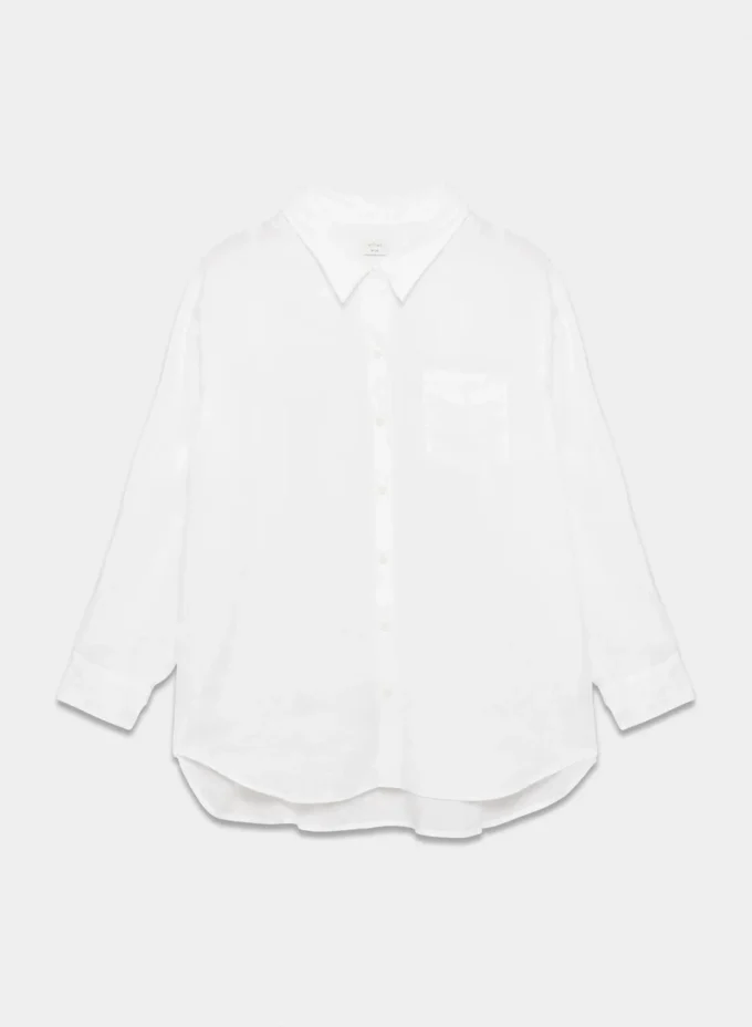Camisa de lino relajada Camisa de lino relajada