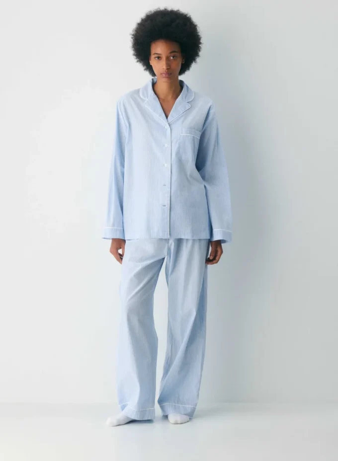 Camisa de pijama Laze Poplin Camisa de pijama Laze Poplin