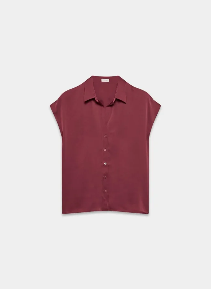 Camisa de satén Parkway Camisa de satén Parkway