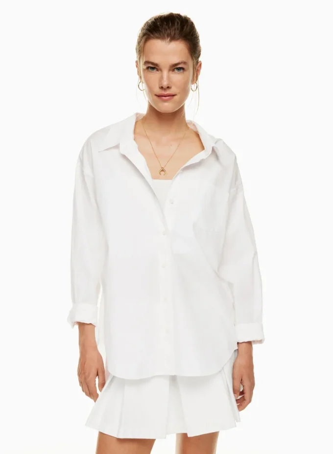 Camisa popelín relajada Camisa popelín relajada