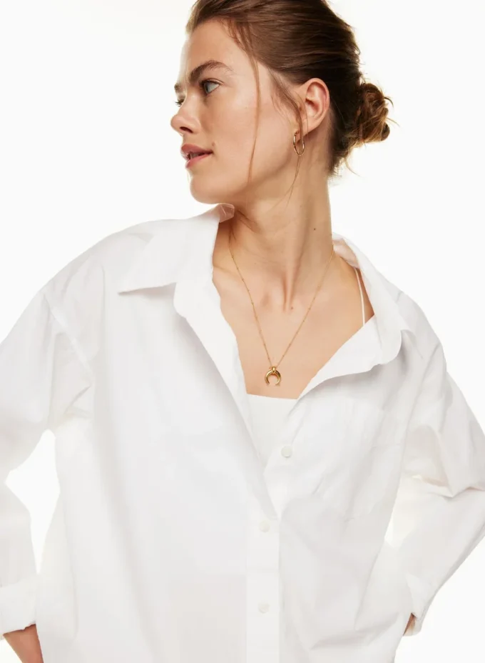 Camisa popelín relajada Camisa popelín relajada