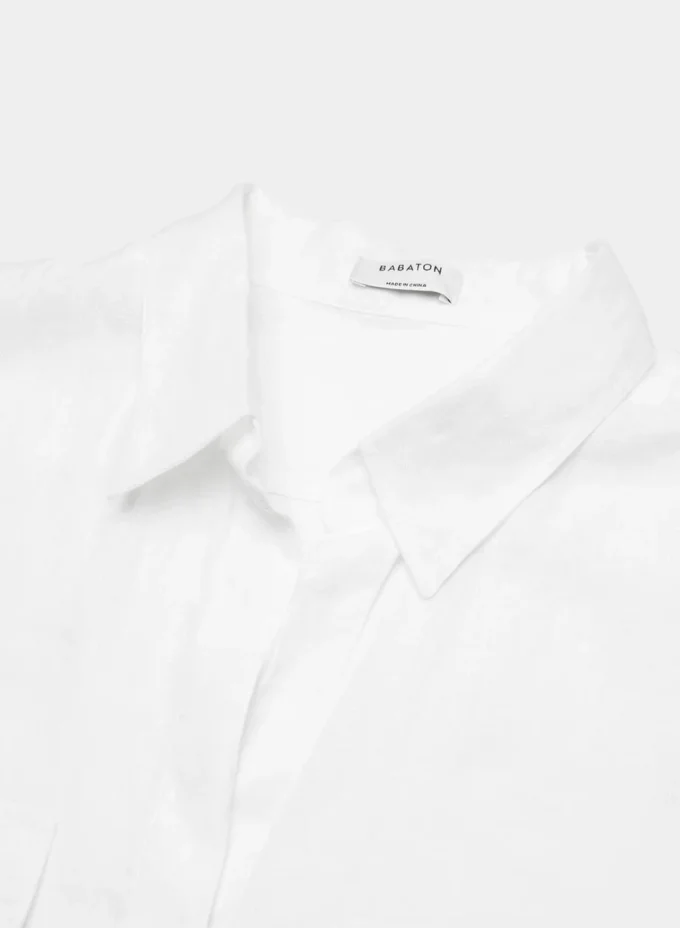 Camisa utilitaria de lino Camisa utilitaria de lino