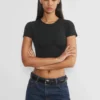 Camiseta corta con cuello redondo Original Contour