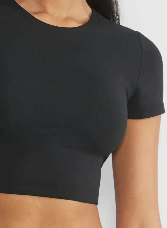 Camiseta corta con cuello redondo Original Contour