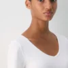 Camiseta de cuello en V HomeStretch™ Rib
