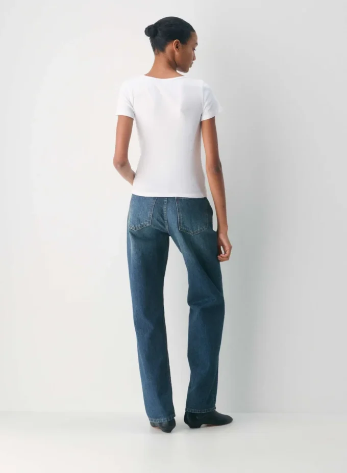 Camiseta de cuello en V HomeStretch™ Rib