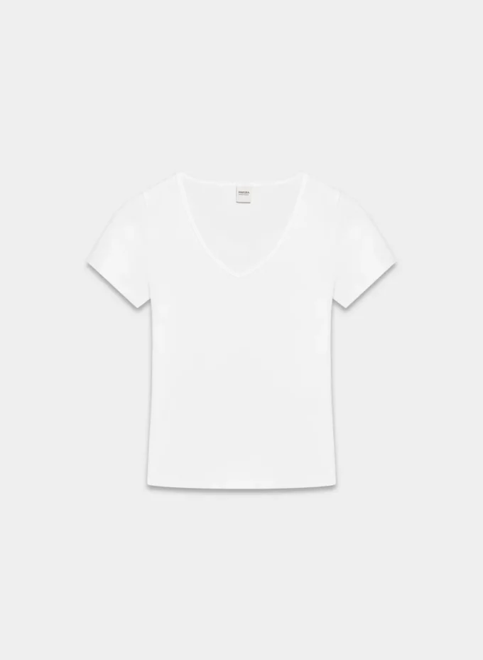 Camiseta de cuello en V HomeStretch™ Rib