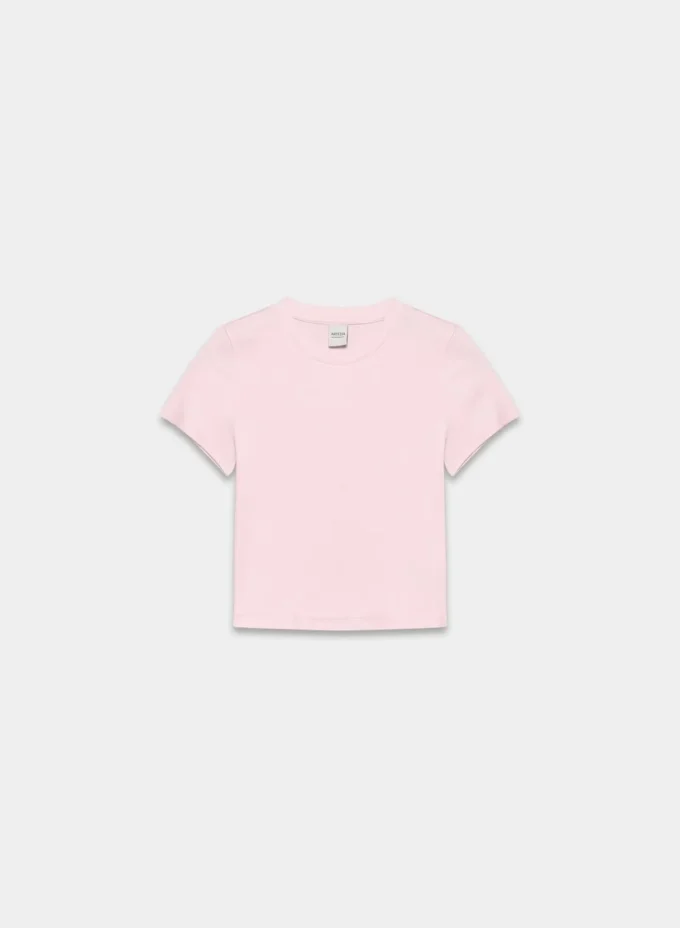 Camiseta de cuello redondo con cintura elástica HomeStretch™