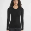 Camiseta de manga larga sin costuras Smooth Seamless Willow Hip Camiseta de manga larga sin costuras Smooth Seamless Willow Hip