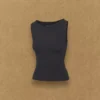 Camiseta sin mangas con cuello barco BUTTER Essential