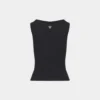 Camiseta sin mangas con cuello barco BUTTER Essential