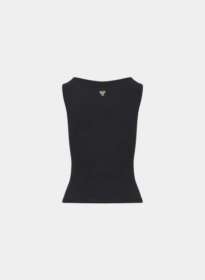 Camiseta sin mangas con cuello barco BUTTER Essential