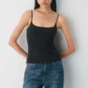 Camiseta sin mangas con cuello cuadrado Original Contour Camiseta sin mangas con cuello cuadrado Original Contour