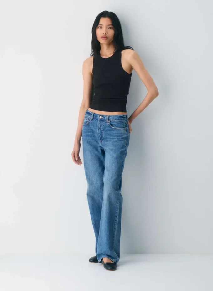 Camiseta sin mangas con cuello redondo HomeStretch™ Rib Camiseta sin mangas con cuello redondo HomeStretch™ Rib
