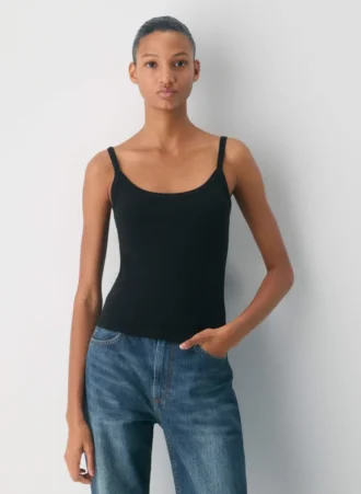 Camiseta sin mangas con cuello redondo HomeStretch™ Smooth