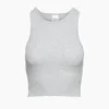 Camiseta sin mangas con cuello redondo y cintura elástica HomeStretch™ Rib Camiseta sin mangas con cuello redondo y cintura elástica HomeStretch™ Rib