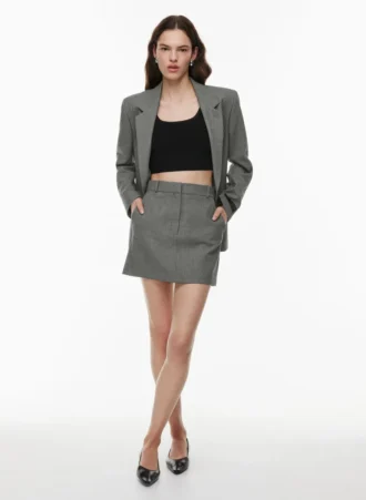 Camiseta sin mangas corta con cuello cuadrado Sculpt Knit