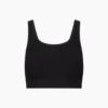 Camiseta sin mangas corta con cuello cuadrado Sculpt Knit Camiseta sin mangas corta con cuello cuadrado Sculpt Knit