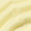 Cardigan de manga corta con cuello redondo de cachemira Bare Cashmere Cardigan de manga corta con cuello redondo de cachemira Bare Cashmere