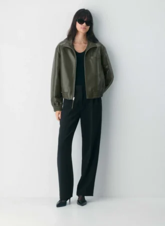 Cazadora bomber Josephine – Cuero UnReal
