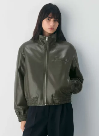 Cazadora bomber Josephine – Cuero UnReal