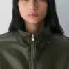 Cazadora bomber Josephine – Cuero UnReal Cazadora bomber Josephine – Cuero UnReal
