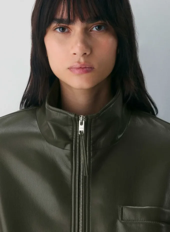 Cazadora bomber Josephine – Cuero UnReal Cazadora bomber Josephine – Cuero UnReal