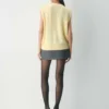 Chaleco de cuello redondo relajado Essential Cashmere Chaleco de cuello redondo relajado Essential Cashmere
