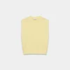 Chaleco de cuello redondo relajado Essential Cashmere Chaleco de cuello redondo relajado Essential Cashmere