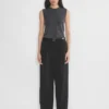 Chaleco de punto de cuello redondo Bare Cashmere Chaleco de punto de cuello redondo Bare Cashmere