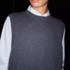 Chaleco de punto de cuello redondo Bare Cashmere Chaleco de punto de cuello redondo Bare Cashmere