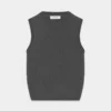 Chaleco de punto de cuello redondo Bare Cashmere Chaleco de punto de cuello redondo Bare Cashmere
