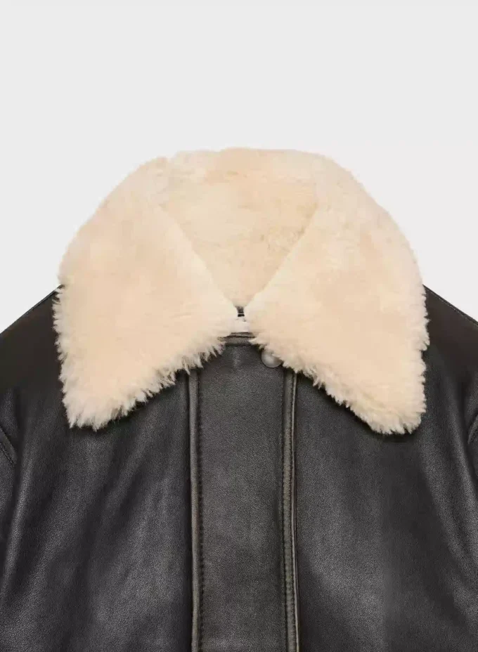 Chaqueta aviador de cuero Calle Chaqueta aviador de cuero Calle