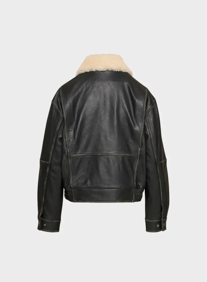 Chaqueta aviador de cuero Calle Chaqueta aviador de cuero Calle
