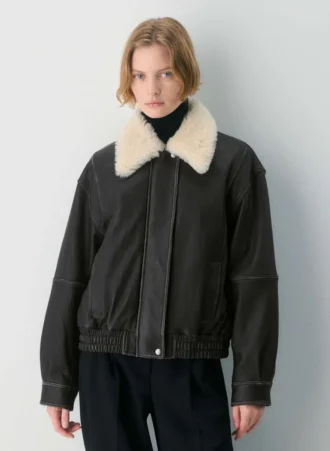 Chaqueta aviador de cuero Calle
