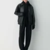 Chaqueta bomber de cuero Jones Chaqueta bomber de cuero Jones
